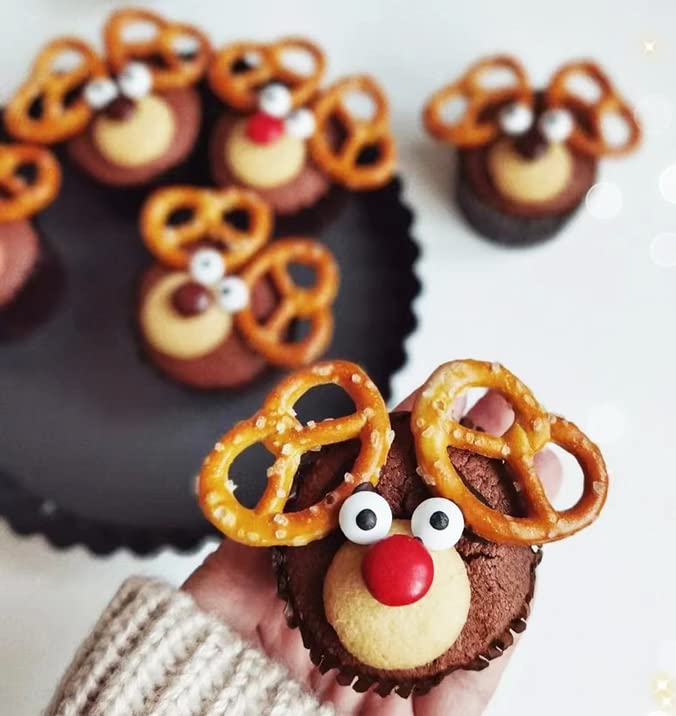 Christmas Sprinkles Mix size eyeball 130g/ 4.6oz Baking Edible Thanksgiving Day Christmas Cake Decorations Cupcake Toppers Cookie Decorating Ice Cream Toppings Celebrations