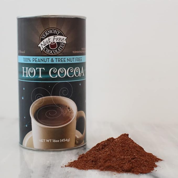 Vermont Nut Free Chocolates Hot Cocoa Mix (16 Ounces), Nut-Free, Egg-Free, Kosher