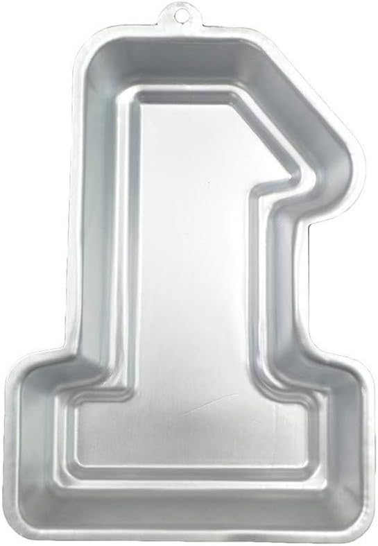 Ulalaza First Birthday Cake Pan Kids 3D Number One Cake Mold DIY Decorating Tool