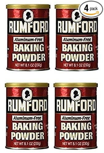 Rumford Baking Powder, 8.1 ounce (Pack of 4)