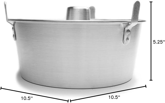 Fox Run Loose Bottom Angel Food Cake Pan, Aluminum, 10.75-Inch