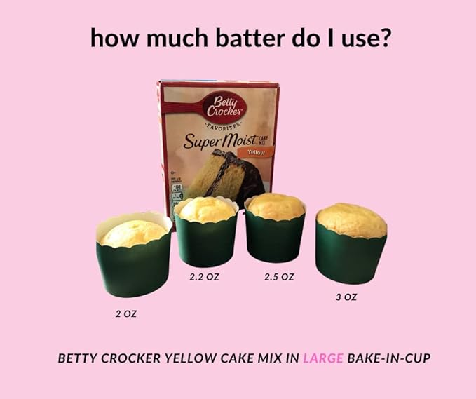 Paper Baking Cups (Polka Dots), Greaseproof Disposable Cupcake Liners (Multi, Large Cups (50-Pack))