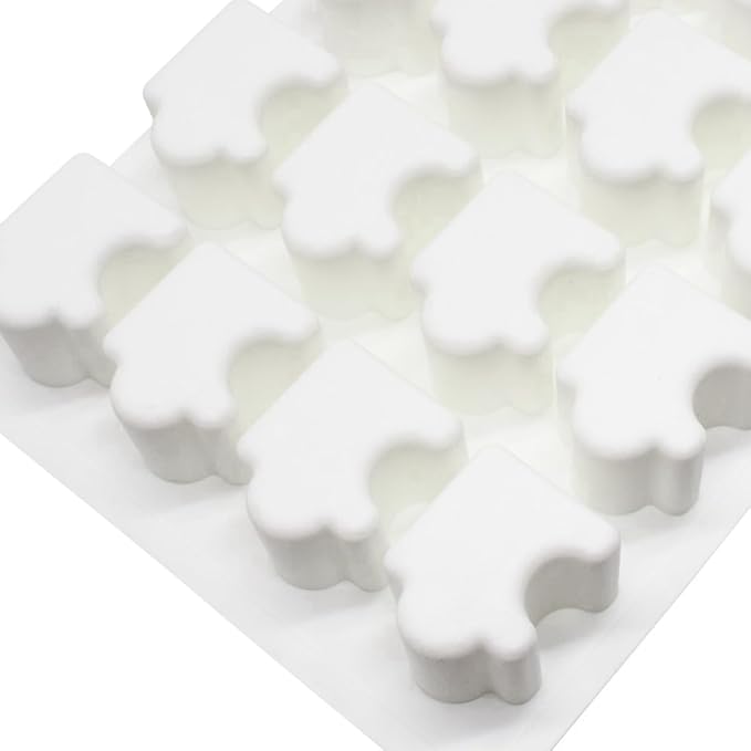 mostsom 3D Puzzle Shape Silicone Mold for DIY Baking Pudding Mousse Chocolate Eco-Friendly Cake Mold Kitchen Accessories Tools (E_ Puzzle)