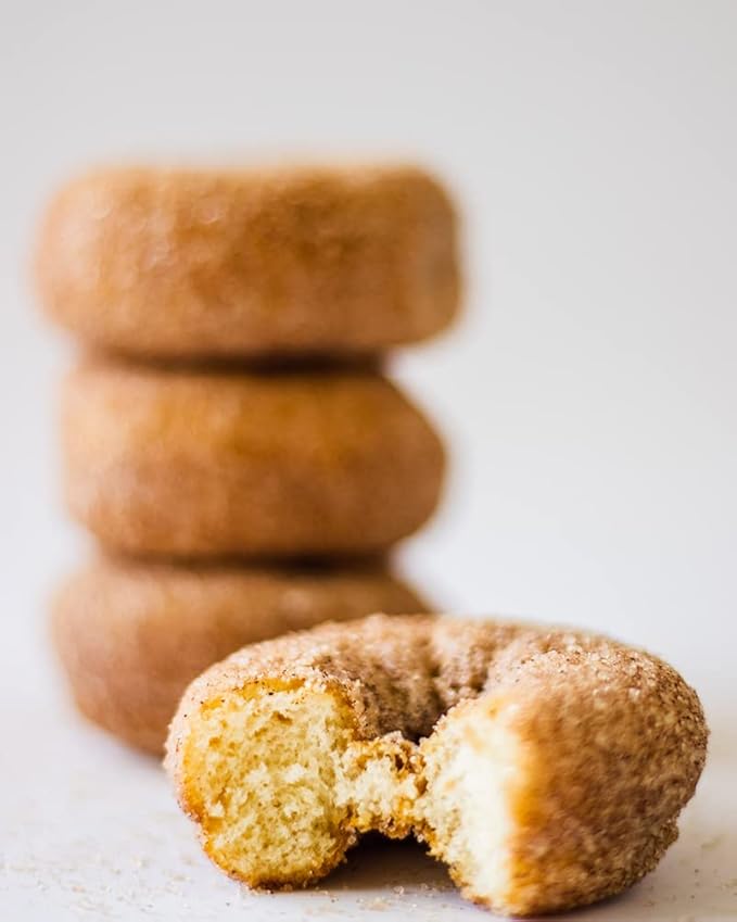 Rabbit Creek Snickerdoodle Donuts Mix – With Dusting Sugar Included – Baked Donuts, Not Fried – Donut Baking Mix