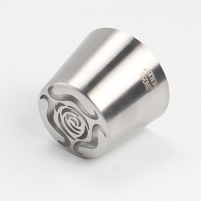 Extra Large Russian Piping Tips for Marshmallows Stainless Steel Flower Frosting Nozzles many styles Cake Decorating Baking tool for Buttercream, Cupcakes Cookies(SL56)