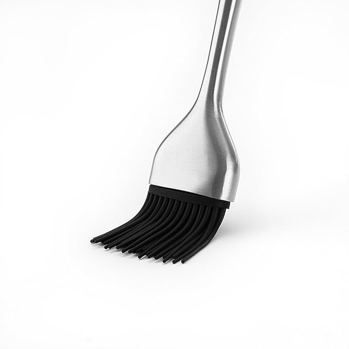 2 Pack Heavy-duty BBQ Basting Brush,12 Inch & 7 Inch-Great For BBQ Meat,Cakes And Pastries