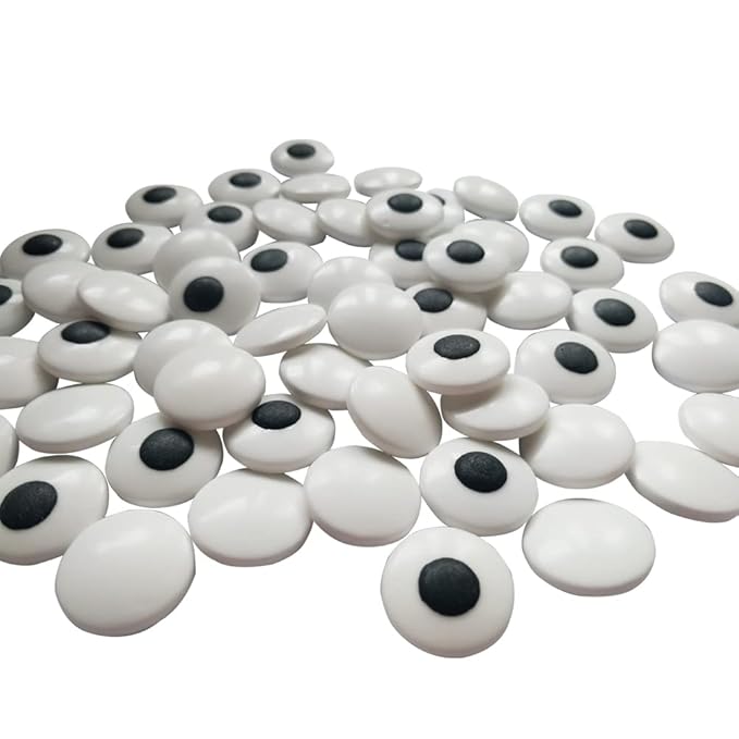 2 Bottles Candy Eyes Eyeballs - Cake Cupcake Toppers - Edible Baking Decorations for Cupcakes, Cakes, Cookies - Halloween, Christmas, Easter, and Edible Art Project Candy (Two Size Mixed)