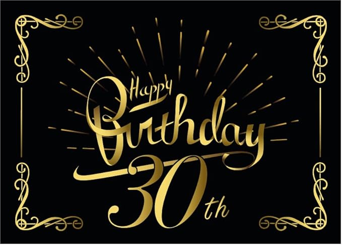 2-Pack Birthday Bottle Labels, Self-Adhesive “HappyBirthday” Stickers for Champagne & Wine Bottles, Fun Gift Idea for Men & Women, 5.8 x 4.1 in (30th Birthday)