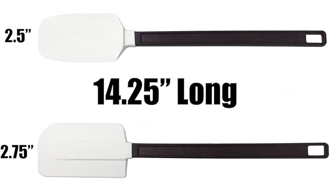 Avant Grub's High-Temp, 14 Silicone Spatula & Scraper Set! Extra Long for Reaching Deep Bowls. High Strength, Restaurant-Grade Materials Wont Break Under Heavy Use. (Pack of 2)
