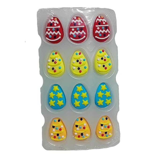 Edible Candy Easter Egg Dessert Sprinkles Spring Sprinkle Party Cookie DIY Cake Cupcake Topper Icing Frosting Decoration Easter Supplies