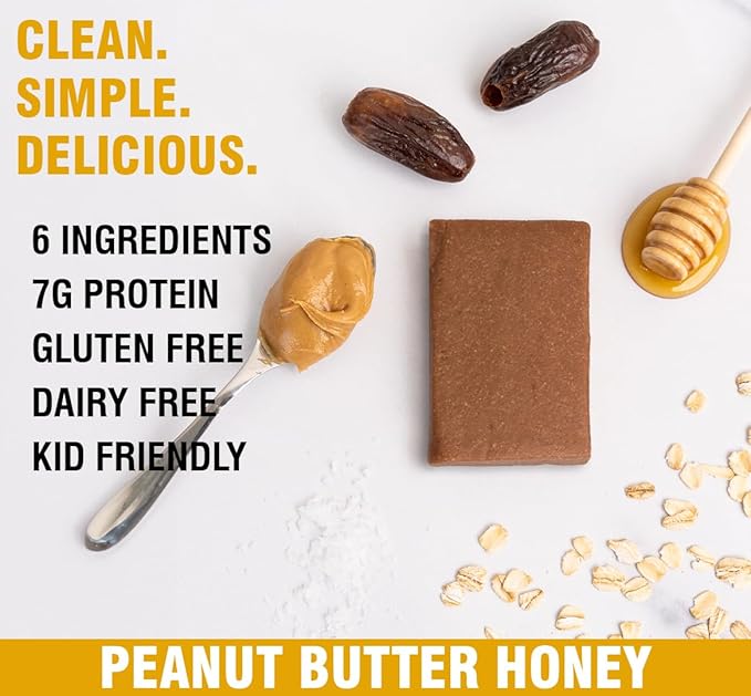 KiZE Energy Bars - Peanut Butter Lovers Variety Pack - 30-Count - Gluten Free, Dairy Free Options, Non-GMO, and High Protein Meal Replacement Energy Bars, Clean and Simple Food Ingredients - 7-10g High Protein Snacks (30 Count)