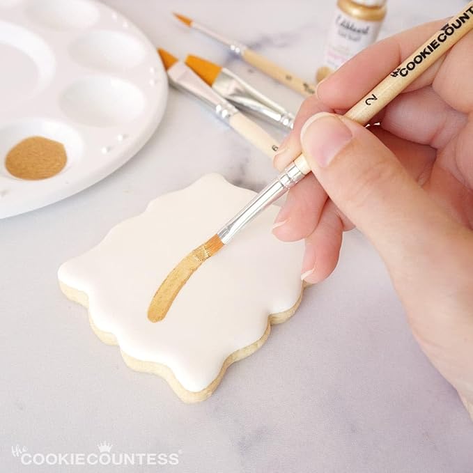 The Cookie Countess Set of 6 Cookie Decorating Cake Decorating Brushes