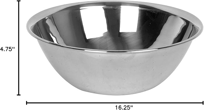 – 1 Heavy Duty Stainless Steel Mixing Bowl - 13 Quarts