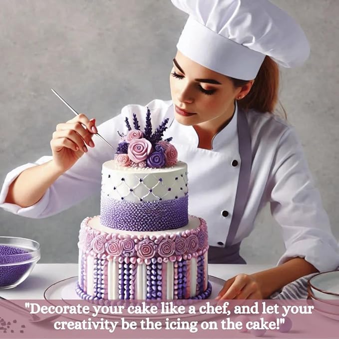 Confect Purple Disco Ball Cake Sprinkles – Edible Decorative Pearls & Irish Purple Shimmer Sprinkle Mix for Cakes, Cupcakes, Cookies | Love Sprinkle Blend | Vegan, Gluten-Free, Nut-Free, Soy-Free, Dairy-Free, Palm Oil-Free - 4.2 Oz