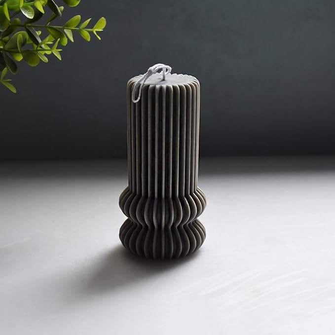 Stripe Roman Column Silicone Candle Mold Geometric Wax Soap Mold Fondant Chocolate Cake Baking Mould Plaster Clay Resin Epoxy Mold