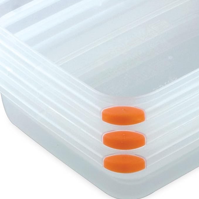 Sterilite 03221106 8.3 Cups Rectangle Ultra-Seal™ Container 6PK