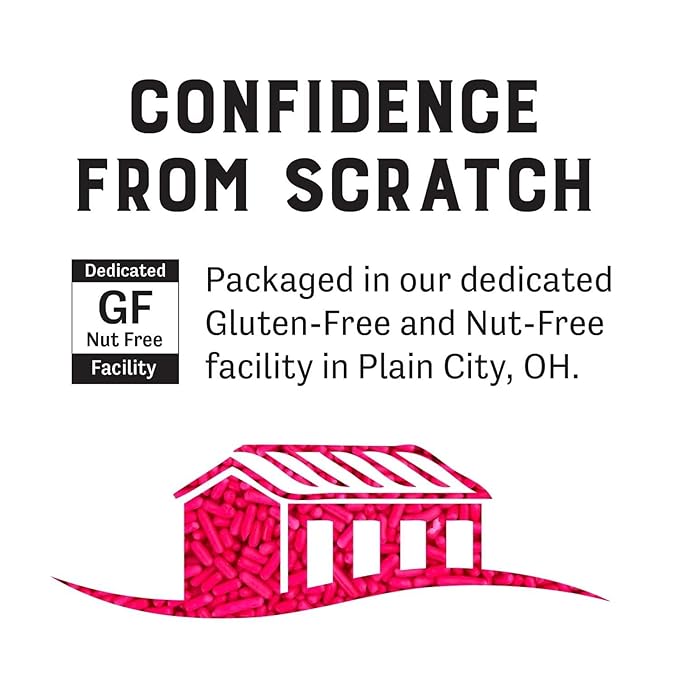 Judee's Gluten Free Pink Sprinkles - Vibrant Baking Toppings & Bright Sprinkles for Cakes - Gluten Free Cake Decorating & Edible Dessert Decorations - Dessert & Ice Cream Toppings - 4 Oz