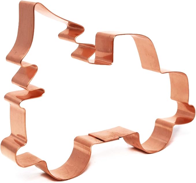 Pickup Truck with Christmas Tree Cookie Cutter 5.5 Inch Handcrafted in USA by The Fussy Pup