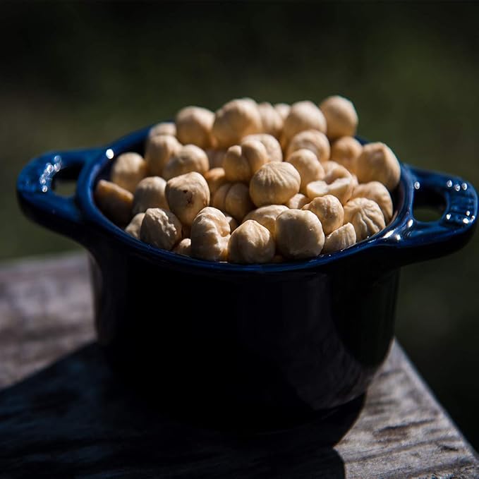 AZNUT Roasted Unsalted Hazelnuts 5 LB, Premium Quality 100% Natural Non-GMO Project Certified, Kosher Certified, No Salt, No Oil, Gluten Free, Keto Diet Snacks, Resealable Bag, 2 Set of 2.5 LB