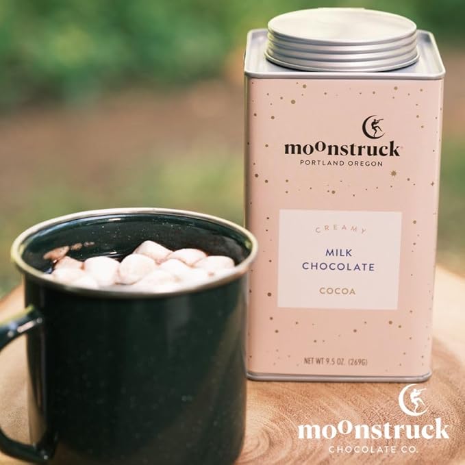 Moonstruck Chocolate Creamy Milk Chocolate Hot Cocoa Mix, 9.5oz (Pack of 1)