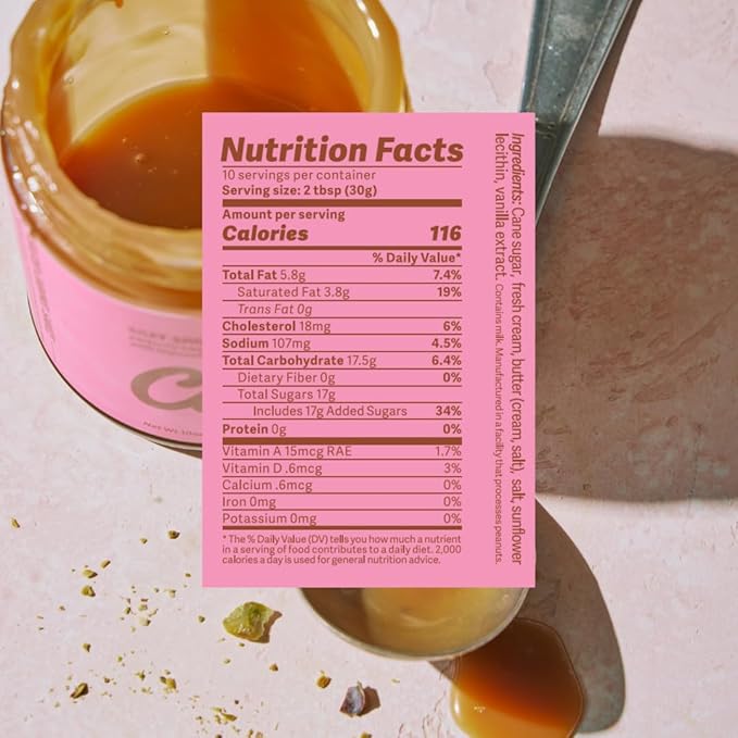 Coop's Salted Caramel Sauce: Rich and Buttery, Gourmet, All Natural, Handcrafted, Gluten Free, Non-GMO, Award Winning, Ice Cream Toppings, Desserts, 10 Ounce