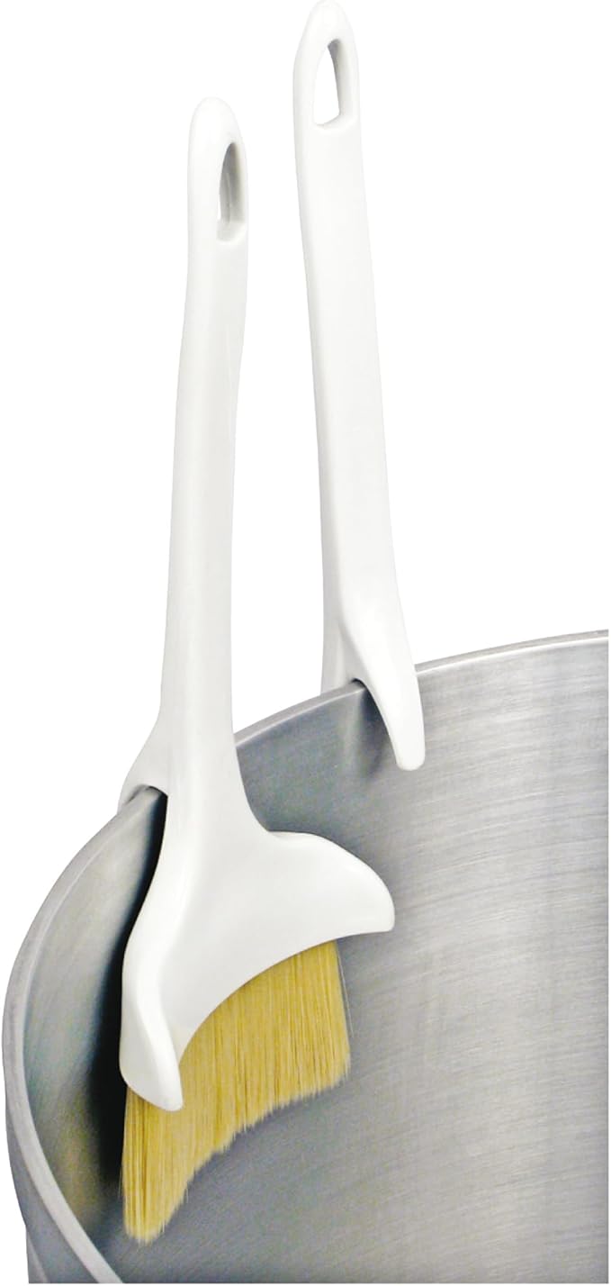 Winco 2-Inch Brush with Hook, Plastic Handle