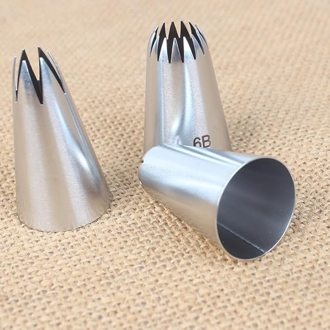 8Pcs Flower Piping Tips Set Stainless Steel Baking Tools Cookies, Cupcakes Rose & Wedding Cake Decorating Icing & Frosting Pastry Nozzles Yiont