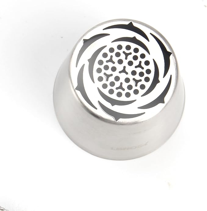 Extra Large Russian Piping Tips for Marshmallows Stainless Steel Flower Frosting Nozzles many styles Cake Decorating Baking tool for Buttercream, Cupcakes Cookies(SL54)
