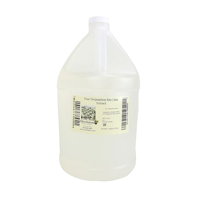 Pure Keylime Terpeneless Extract - Tart Citrus Flavor for Baking - Cooking - Beverages - Marinades - Terpene Free - Non-GMO - Kosher - Vegan - 8 oz