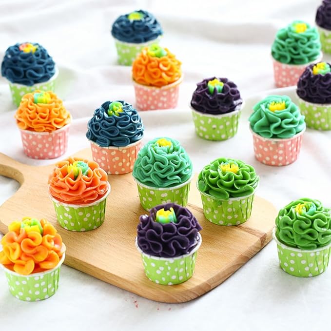 Russian Ball Piping Tips Set, 43 PCS Stainless Steel Piping Bags and Tips Set Large Flower Piping Tips for Cake Decorating, Cupcake Icing Tips Frosting Piping Kit Baking Cake Decorating Supplies