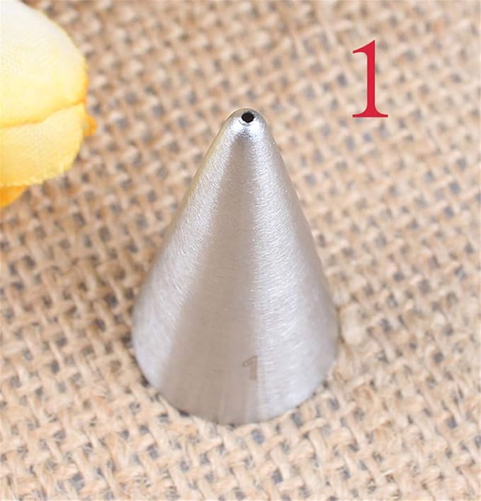 RoseFlower 9 PCS Writing Piping Tips Set - Stainless Steel Piping Nozzles Kit for Pastry Cupcakes Cakes Cookies Decorating Supplies Baking Set #3