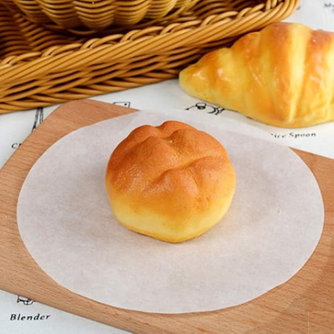 7 Inch Parchment Paper Rounds, Set of 200, Non Stick Baking Parchment Paper/Baking Parchment Circles for Round Cake Pan, Springform Pan, Tortilla Press and so on(4.5/5.5/6/8/9/10/12in Available)