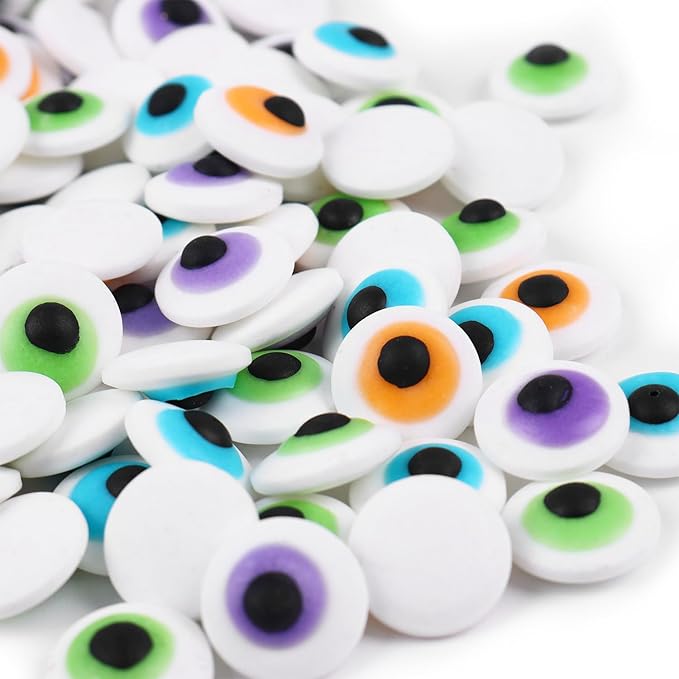 Candy Eyeballs Sprinkles for Cake Decorating Cupcake, Cookies, Ice Cream Topper Cake Sprinkles Baking, Perfect For halloween Party, Christmas, New YearâS Eve (Big Eyeball)