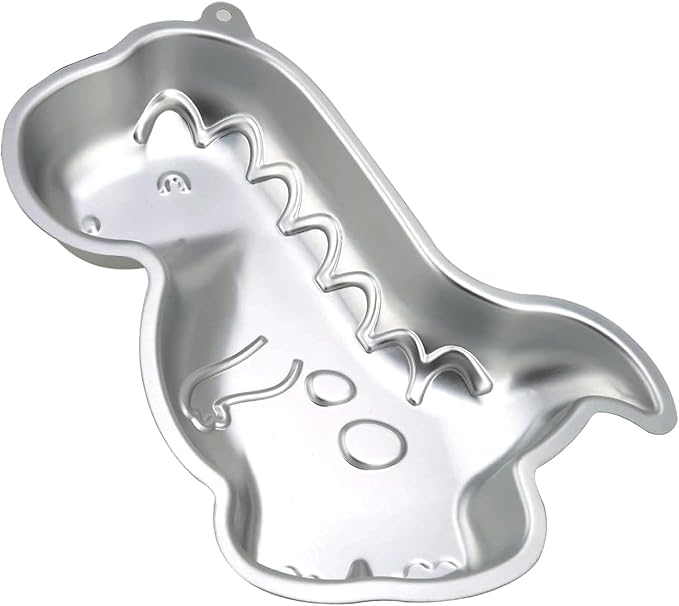 Dinosaur Cake Pan, Aluminum 3D Birthday Cake Mold Baking Mould Tin Cake Pan