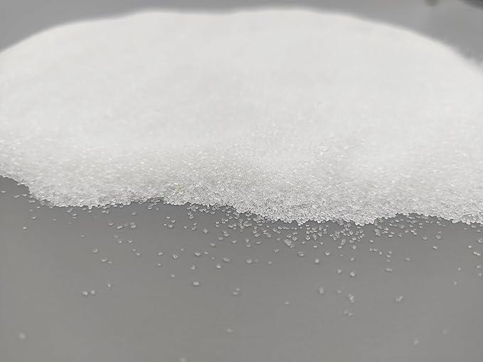 Edible 5 Ounce Fine Decorative White Sanding Sugar Sprinkles for Baking, Sparkling Crystals for Cakes, Cookies, Cupcakes, Ice Cream Topping and Rimming Sugar