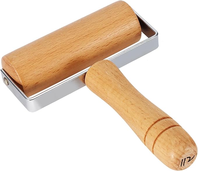 Small Rolling Pin, Pizza Dough Roller, Non Stick Wood Pastry Roller, Kitchen Wooden Rolling Pins for Baking Cooking Cookie Bread Tortilla Dumpling Fondant Clay (Style 3)