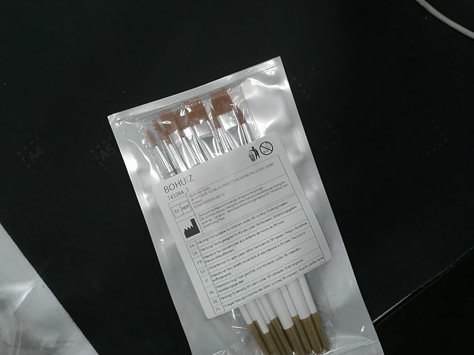 10Pcs Cake Painting Brushes Set, Soft Cake Decorating Brushes Food Safe Cake Paint Brushes for Dusting Edible Glitter, Edible Color Pastry, Cookie, and Cakes Decoration