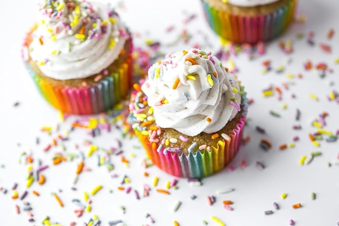 LillyBean Gluten Free Vanilla Bean Cake and Cupcake Mix with No Artificial Colors - Dairy and Soy Free, Vegan - Makes Delicious Desserts - Cakes, Donuts, Cake Pops - 12 oz