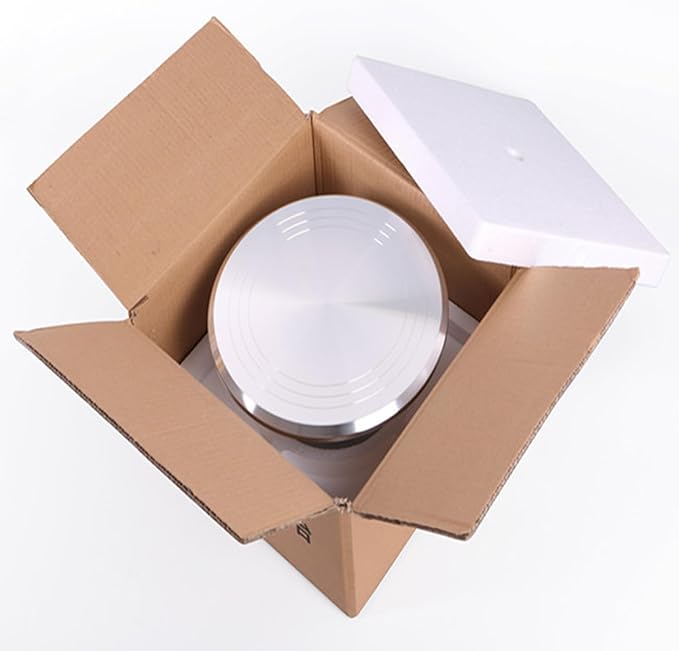 Rotating Cake Turntable, 14" Aluminum Revolving Cake Stand, Cake Spinner Display Tray Plate Tools Accessories for Baking Cupcakes, Pastries and Cake Decorations