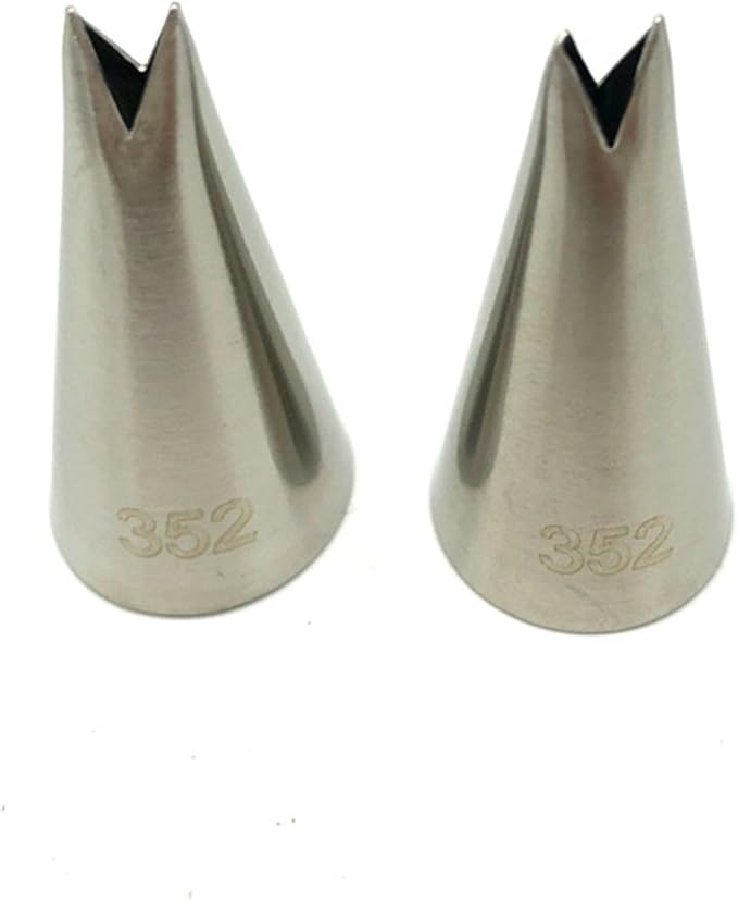 FantasyDay 7-piece Stainless Steel Piping Tips Piping Nozzles Cake Decorating Supplies Cookies Cupcake Icing Decorating Supplies Decorating Kits Frosting Icing Tips Baking Set Tools