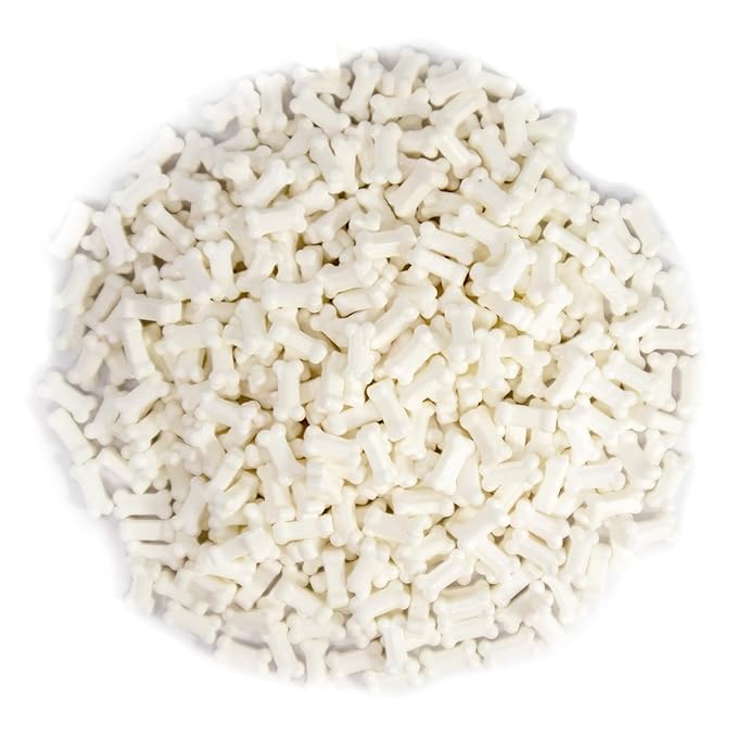 Mystic Sprinkles Halloween Candy Shape Sprinkles (White Bones, 2oz Jars)