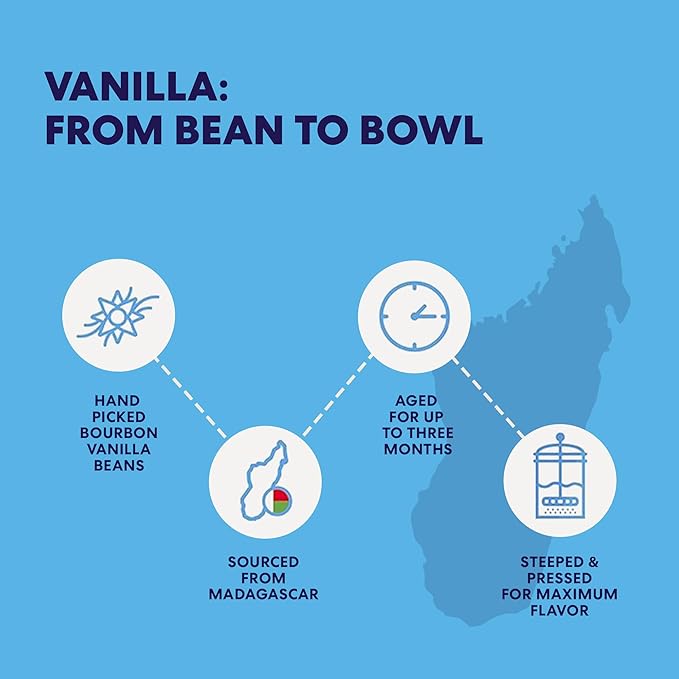 Magnolia-Star Pure Vanilla Extract, 32 oz., Made from Hand-Selected Madagascar Bourbon Vanilla Beans, Gluten Free Baking Vanilla (8 oz. Bottles, 4 Ct)