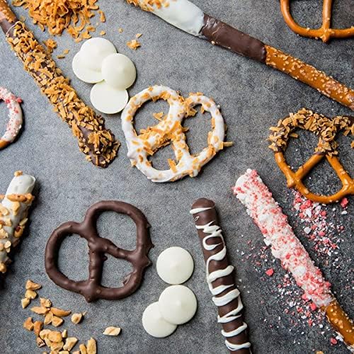 KIDU Chocolate Fountain Chocolate Melts, Melting For Cake Pops, Melting Wafers, Candy Melts Chips For Baking 3 Pound Resealable Bag (Milk New)
