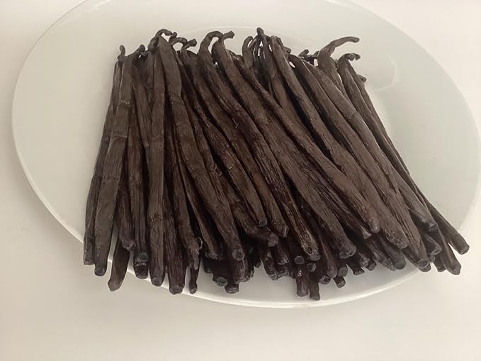 26 Organic Madagascar Vanilla Beans Grade A. Certified USDA Organic. Fresh by FITNCLEAN VANILLA for Extract, Cooking, Brewing, Baking. Bulk Bourbon NON-GMO Whole Gourmet Pods