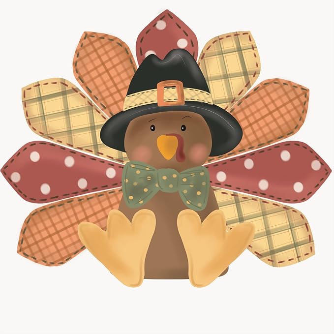LILIAO Thanksgiving Turkey Puzzle Cookie Cutter Set, 7 Pieces, Stainless Steel