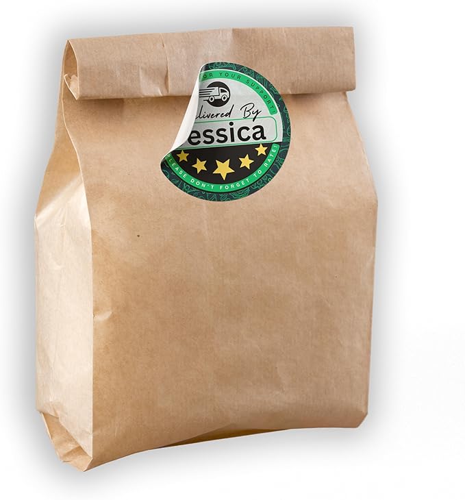 Build Your Own Stickers - Any Design + Logo - Personalize Business - 50+ Roll - Multi Shapes, Sizes, Backgrounds, Text - Gloss/Matte Labels (2 inch Square)