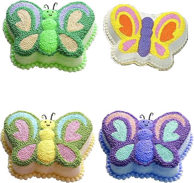 10 Inch Butterfly Cake Pan, 3D Nonstick Birthday Cake Pan, Aluminum Alloy Cake Decorating Mold Baking Tools