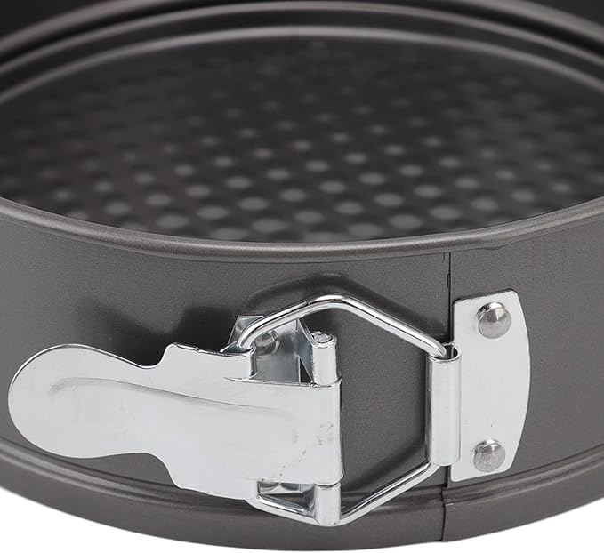 JTLB 3Pcs Cake Pan Set Prevent Sticking Round Springform Pan with Removable Bottom Baking Tool for Cheesecake Pizza Bread (24/26/28)
