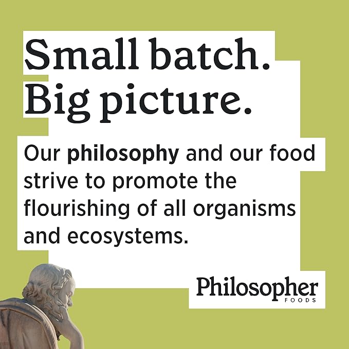 Philosopher Foods - Organic Creamy Alchemy Sprouted Almond Butter - 6 oz - Stone Ground Regenerative Organic Crunchy Almond Nut Butter No Sugar Added