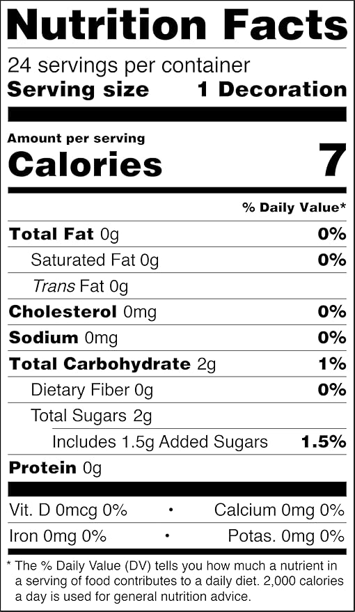 Primary Rabinow Edible Sugar Cake Toppers, 12 Count